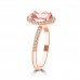 3.28 Ct Oval Shaped Morganite Diamond Anniversary Band ( G-H Color SI-2 I1 Clarity) 3.28 Ct Oval Shaped Morganite Diamond Anniversary Band ( G-H Color SI-2 I1 Clarity)